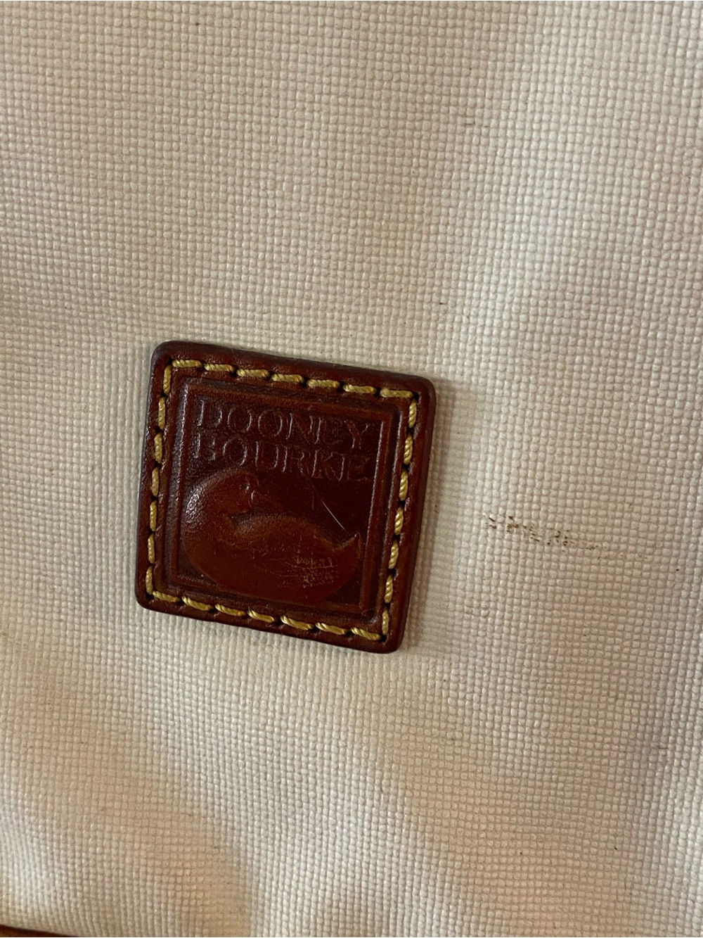 Dooney & Bourke Nylon Tote in Cream🌺 - Picture 3 of 15